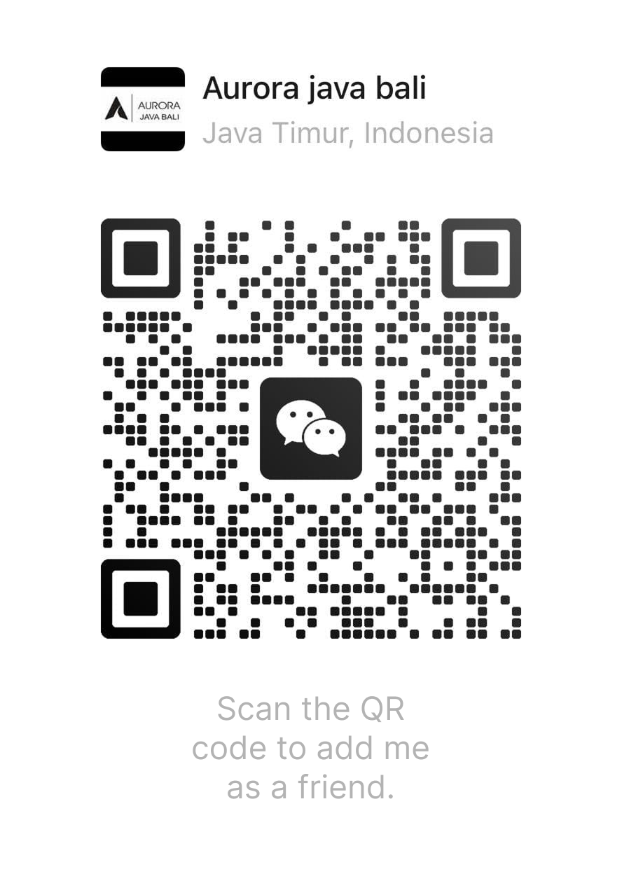Scan to add Aurora Java Bali on WeChat